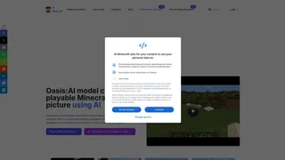Oasis AI Minecraft thumbnail