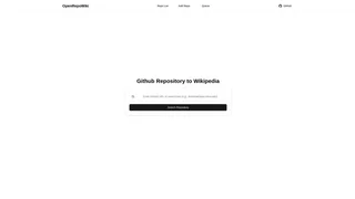 Open Repo Wiki thumbnail