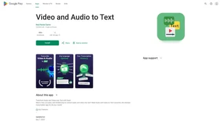 Video and Audio to Text thumbnail