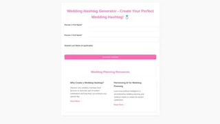 Wedding Hashtag AI thumbnail